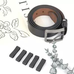 가죽 검정 고리 5개입 벨트링 벨트 WFI87EG