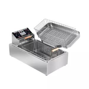 전기 튀김기 20L 2구 업소용 핫도그 돈까스