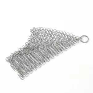 스텐수세미 반영구 15cm 철수세미 쇠 강 체인 링 철망 스테인리스 위생