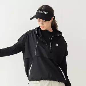 [아델라이크] 드롭숄더 쿨링 아노락 냉감 파크골프옷 빅사이즈 여성후드티 여성티셔츠