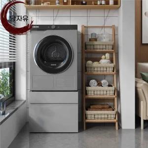 세탁기 캐비닛 선반 서랍형 높이 수납장 거치대 서랍 정리대