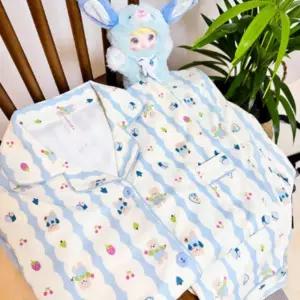 커플 파자마 피치기모 겨울 체크 신혼부부 홈웨어 잠옷세트