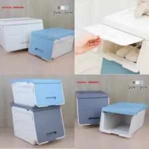 플라스틱수납장 리빙박스 팬트리정리함 슬라이딩 펜트리수납장 드레스룸정리 레고보관함