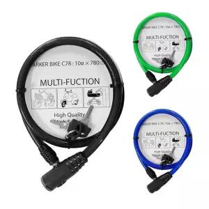 오토바이 고리 안전자물쇠 자전거 시건장치 도난방지 열쇠 형자물쇠 와이어