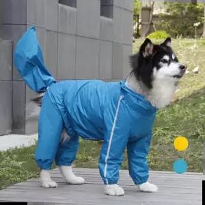 중형견 대형견 레인코트 우비 바람막이 애견비옷 외출 10XL