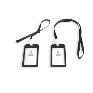 명찰케이스 사원증목걸이 블랙 ID카드홀더