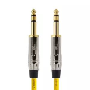 [HDTOP] 국산 메탈 5.5 스테레오 TRS 케이블 옐로우 5M HT-TP4813