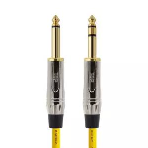 [HDTOP] 국산 메탈 5.5 모노 TO 스테레오 케이블 옐로우 7M HT-TP4771