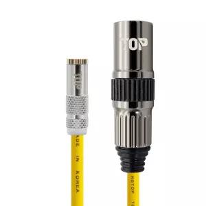 [HDTOP] 국산 메탈 3.5스테레오 암 TO XLR케이블 옐로우 3M HT-TP4927