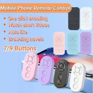 범용 리모컨 블루투스 호환 충전식 셀카봉 카메라 컨트롤러 안드로이드 iOS 아이폰 아이패드 틱톡