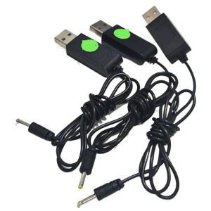 Syma S107H RC 헬리콥터 USB 충전 와이어용 YILIANDE 3PCS