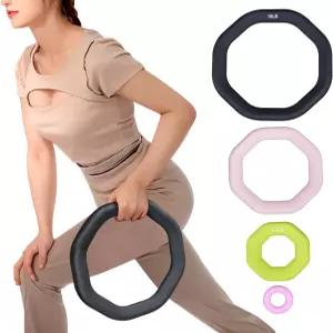 라이크 피트니스 웨이트 링 2-in-1 케틀벨 덤벨 주철+PVC 코팅 요가 운동 에어로빅 코어 트레이닝 세트