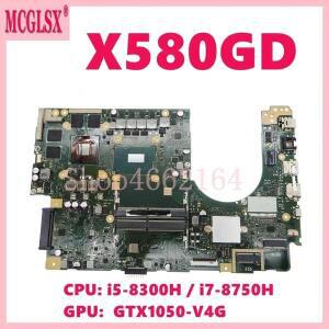 X580GD i5 i7-8th Gen CPU GTX1050-V4G GPU 메인보드 ASUS Vivobook N580G 노트북 마더보드