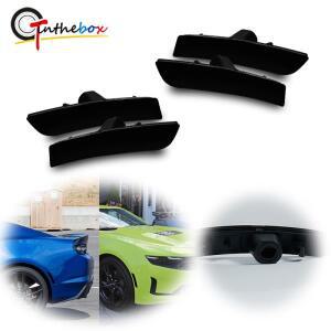 Gtinthebox 자동차 프론트 or 리어 사이드 마커 라이트 쉘 하우징 쉐보레 카마로 2016 2018 전구 OR 소켓