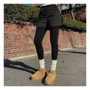 [핑크시슬리] 얼죽 피치기모 패딩 반바지 레깅스 855207