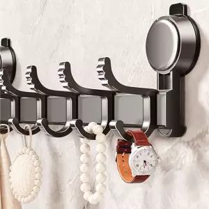 수건벽고리 방수소재 강한흡착 현관마스크걸이 주방 8구 (WFJ6I6P)