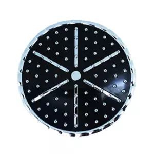 해바라기 대헤드 원형블랙 수압상승 절수 마사지 강력한샤워기헤드