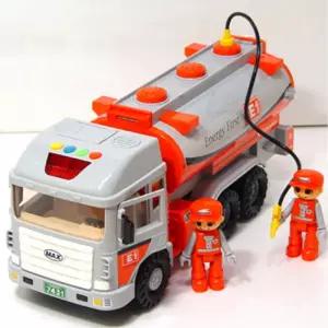 남아 문열리는 유조차 트럭 사람인형세트 자동차완구 아동