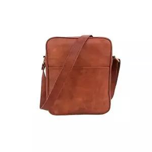 핸드메이드 빈티지 가죽 메신저 크로스바디 백 남성 여성 유니 청소년 사첼 핸드백 슬링 백 아이패드/탭 미