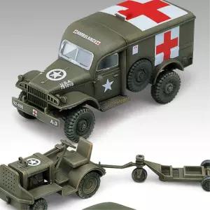 초등남아 2차대전 엠뷸런스 병원차 조립장난감 탱크만들기 뛰어난표면처리 실내놀이