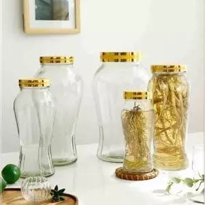 인삼주병 글라스병 담금주 과실주 넓은 2.7Ll 입구 (WFK8UCC)