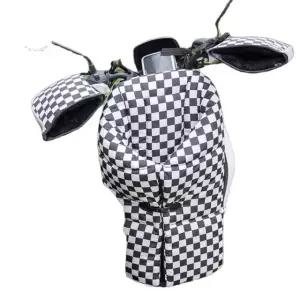 프리미엄 오토바이 겨울 방풍 스쿠터 무릎 커버 다리덮개 방한용품 사이드 윙 플리스