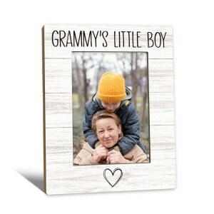 벨리란 그래미 선물 액자 5x7, 할머니 사진 액자, 손자의 할머니를 위한 크리스마스 선물, 책상 홈 룸 장식을 리틀 보이 나무 그림