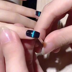 네일 아트 마그네틱 펜 3D 고양이 눈 페인팅 디자인 듀얼 엔드 자석 완드 젤 폴란드어 매직 매니큐어 DIY &