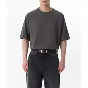 무신사 스탠다드 MUSINSA STANDARD 릴렉스드 래글런 티셔츠 [건메탈] 1506640