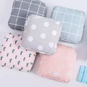 파우치 민트도트 4개 화장품파우치 여행용이너백 세면파우치