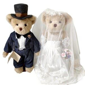 웨딩 곰인형 결혼 A형 결혼선물 로맨틱데이트 신혼 신랑 38cm 프로포즈 드래그