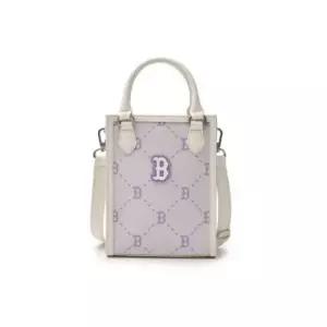 MLB토트백 TQK 7ACRMD35N-43IVS 다이아 모노그램 미니 토트백 보스턴 레드삭스