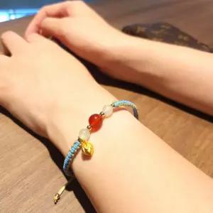 붉은 마노 연꽃 팔찌 팔찌 염주 패션팔찌 염주팔찌 패션염주 불교용품