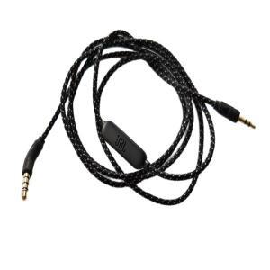 JBL호환 라이브 E550BT 500BT 650BTNC 듀엣 C45BT 헤드폰용 마이크 리모컨 포함 나일론 오디오 Aux 케이블