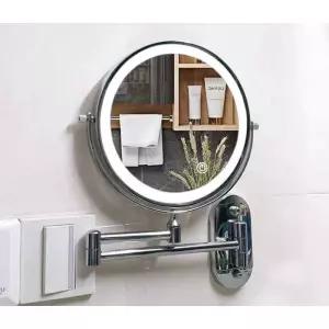 확대거울 조명 욕실 면도경 화장실 led 단색광 밝은 화장 터치 스탠드