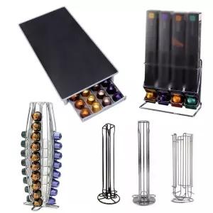 홈카페 서랍 회전형 타워형 정리 홀더 커피 LW 캡슐 디스펜서 케이스