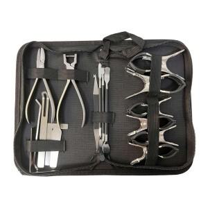 휴대호환  스테인리스 스틸 색소폰 수리 도구 조정 가능한  악기 교체 호환   악세사리 플루트용 17 개