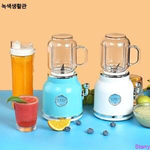 글루코 미니블렌더 충전식 x 소형믹서기 220v200w600ml 얼음갈리는 화이트 팀블러