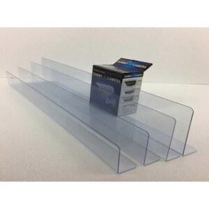 사이즈 L자 단위 가림막 PVC 대표 투명 정리 다용도 칸막이 아래 레일 옵션 색상 매대 56
