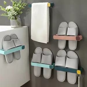 타월걸이 부착식 현관 욕실 슬리퍼 거치대 실내화 화 타월걸이 부착식걸이