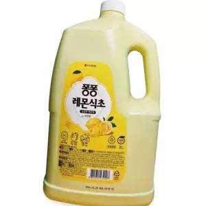 리필용 자연퐁 대용량 주방세제 리필 용기 레몬식초 3.04L