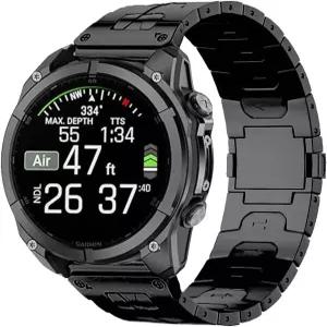 NeXStrix 22mm 티타늄 메탈 자석 시계밴드 Garmin Tactix 8 47mm/Institute 3 45mm/Fenix 47mm/Forerunner