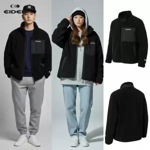 [백화점 정품] 아이더 플리스 후리스 출고] 남자 여성 네오 그리드 유니 자켓 블랙 털 뽀글이 점퍼