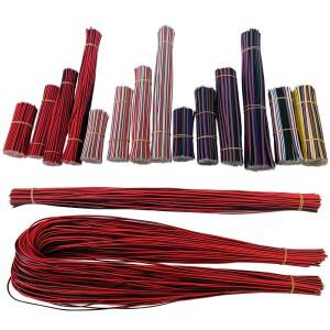 22AWG 주석 도금 솔더 케이블 2Pin 10cm-30cm 용접 와이어 LED 스트립 용 구리 5피스-100피스