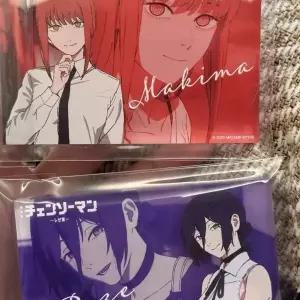 애니메이션 체인소맨 마키마 레제 코스프레 스탠딩 플레이트 사각 아크릴 브릭 만화 피규어 데스크탑 장식