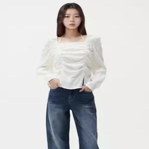 [LAP] 스퀘어넥 셔링블라우스 AR1WB260