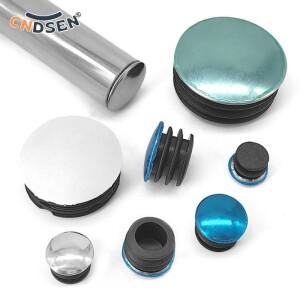 스테인레스 스틸 원형 파이프 플러그 가구 다리 스토퍼 16mm-50mm 튜브 블랭킹 엔드 캡