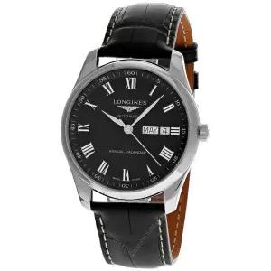 Longines Master 컬렉션 자동 40MM SS 가죽 Men 시계 [세금포함] [정품] L2.910.4.51.7 패션시계 명품시계