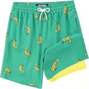 쿠즈스피어 보이즈 수영 트렁크와 컴프레션 라이너 5T-16 반바지 퀵 드라이 수영복