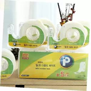 사무용테이프 밀크테이프 디스펜서 5EA 18x30